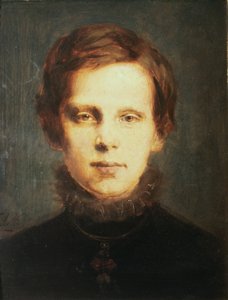 Kruununprinssi Rudolf, 1873 (öljy puulle)